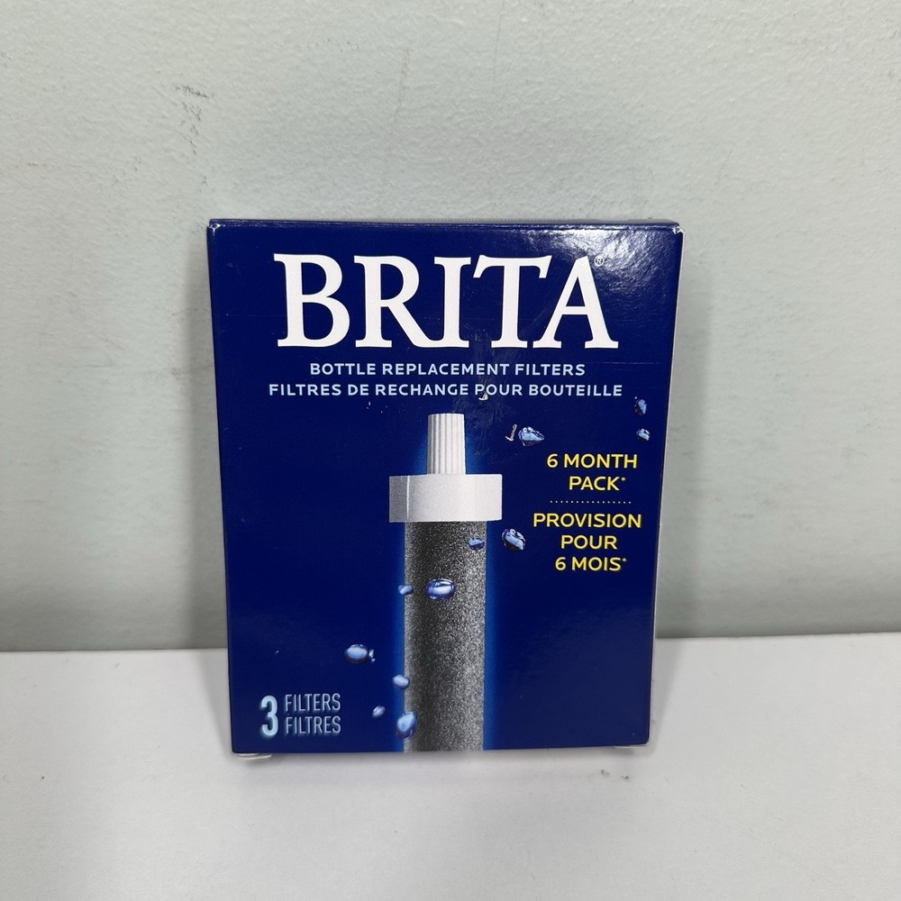 Brita Water Bottle Replacement Filters - 3 Filters 6 Month‎ Supply